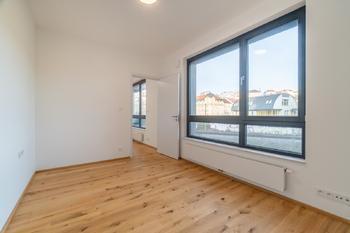 ložnice - Pronájem bytu 2+kk v osobním vlastnictví 44 m², Praha 4 - Nusle