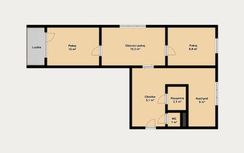 Pronájem bytu 3+1 v osobním vlastnictví 55 m², Brno