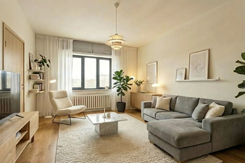 Obývák - vizualizace - Prodej domu 108 m², Český Brod