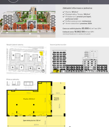 Pronájem obchodních prostor 188 m², Praha 9 - Hloubětín