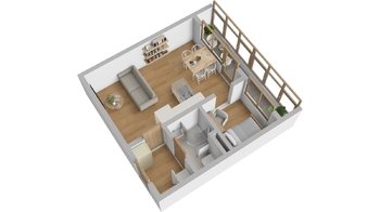 Pronájem bytu 1+1 v osobním vlastnictví 42 m², Hradec Králové