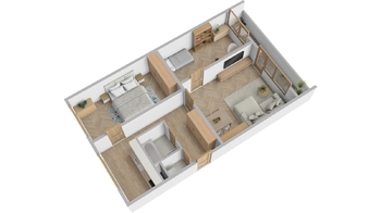 Prodej bytu 3+1 v osobním vlastnictví 65 m², Chrudim