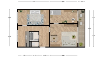 Prodej bytu 3+1 v osobním vlastnictví 65 m², Chrudim