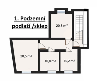 Prodej skladovacích prostor 515 m², Bílina
