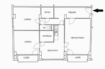Pronájem bytu 3+1 v osobním vlastnictví 81 m², Praha 6 - Vokovice