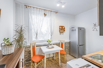 Kuchyně. - Prodej bytu 1+1 v osobním vlastnictví 33 m², České Budějovice