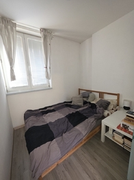 oddělená ložnice  - Pronájem bytu 1+kk v osobním vlastnictví 27 m², Brno