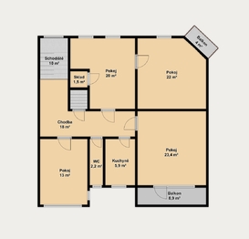 2 D bytu - Pronájem domu 127 m², Brno