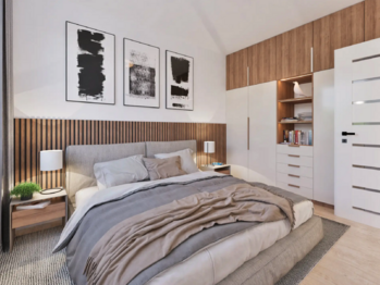 Hlavní ložnice v patře - Prodej domu 134 m², Opatovice nad Labem