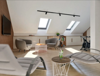 Podkrovní pokoj - Prodej domu 134 m², Opatovice nad Labem