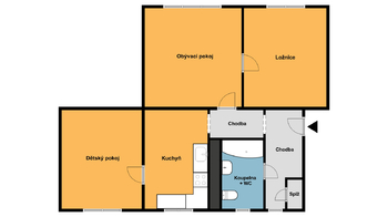 Prodej bytu 3+1 v osobním vlastnictví 79 m², Žatec