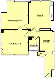Pronájem bytu 2+1 v osobním vlastnictví 78 m², Praha 5 - Malá Strana