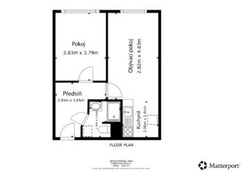 Prodej bytu 2+kk v osobním vlastnictví 40 m², Litoměřice