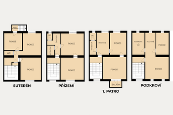 Prodej domu 240 m², Praha 9 - Prosek
