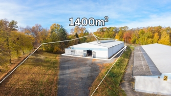 Prodej skladovacích prostor 1400 m², Vojkov
