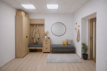 Vizualizace - vstupní chodba - Pronájem bytu 2+kk v osobním vlastnictví 88 m², Ostrava