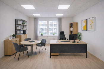 Vizualizace - malá kancelář - Pronájem kancelářských prostor 88 m², Ostrava