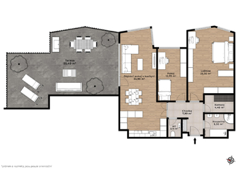 Prodej bytu 3+kk v osobním vlastnictví 152 m², Praha 10 - Dolní Měcholupy