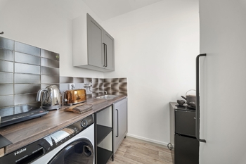 kuchyně foto 1 - Pronájem bytu 1+1 v osobním vlastnictví 28 m², Brno