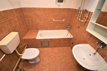 Koupelna - Pronájem bytu 1+1 v osobním vlastnictví 49 m², Písek