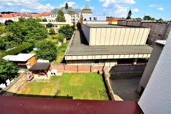 Pohled z okna - Pronájem bytu 1+1 v osobním vlastnictví 49 m², Písek