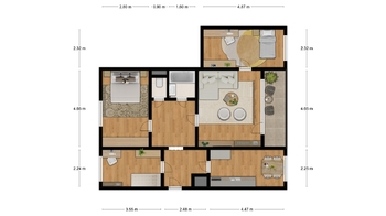 Prodej bytu 4+1 v družstevním vlastnictví 86 m², Ústí nad Labem