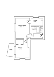 Pronájem bytu 2+1 v družstevním vlastnictví 52 m², Praha 6 - Dejvice