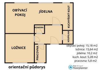 Pronájem bytu 4+kk v osobním vlastnictví 79 m², Moravské Budějovice