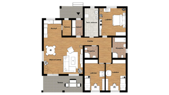 Prodej pozemku 851 m², Nezabylice