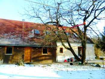 Pohled ze zahrady. - Prodej domu 396 m², Přehořov