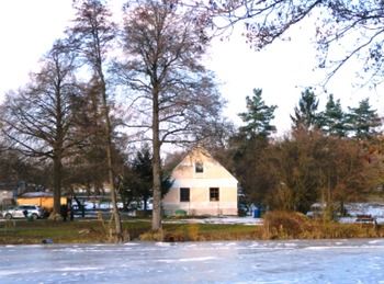 Pohled od rybníka. - Prodej domu 396 m², Přehořov