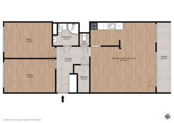 Pronájem bytu 3+kk v osobním vlastnictví 79 m², Říčany