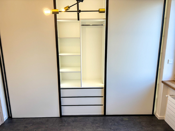 velká šatní skříň v ložnici - Pronájem bytu 2+kk v osobním vlastnictví 65 m², Ústí nad Labem