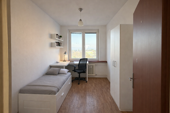 2. pokoj - vizualizace pronájem - Prodej bytu 4+1 v osobním vlastnictví 85 m², Brno