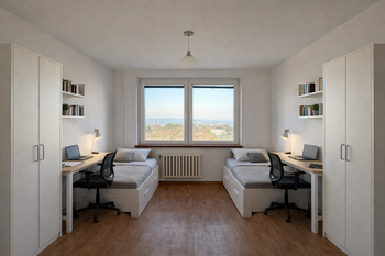 3. pokoj - vizualizace pronájem - Prodej bytu 4+1 v osobním vlastnictví 85 m², Brno