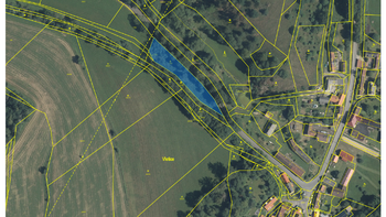 Nemovitost 1 - Prodej pozemku 1798 m², Krásná Hora nad Vltavou