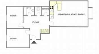 Pronájem bytu 3+kk v družstevním vlastnictví 76 m², Praha 4 - Chodov
