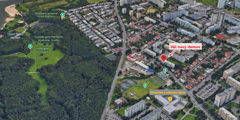 Mapka - Prodej bytu 4+1 v osobním vlastnictví 104 m², Praha 4 - Háje