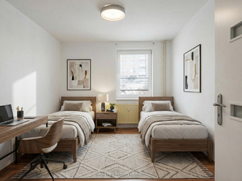 vizualizace možného zařízení pokoje 1 - Prodej bytu 3+1 v družstevním vlastnictví 2072 m², Vimperk