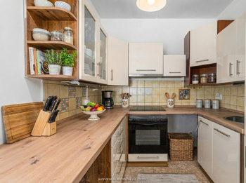 vizualizace možného zařízení kuchyně - Prodej bytu 3+1 v družstevním vlastnictví 2072 m², Vimperk