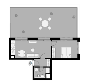 Pronájem bytu 2+kk v osobním vlastnictví 115 m², Hostivice