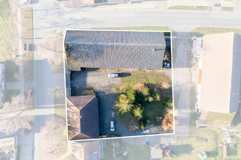 Letecký snímek nemovitostí - Prodej domu 402 m², Kouty