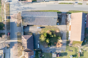 Letecký snímek nemovitostí - Prodej domu 402 m², Kouty