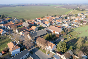 Letecký snímek nemovitostí - Prodej domu 402 m², Kouty