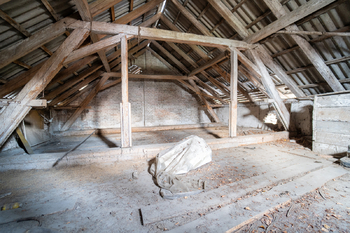 Střecha hospodářské budovy - Prodej domu 402 m², Kouty