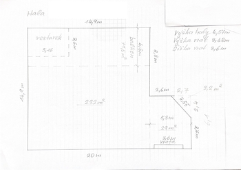 Pronájem obchodních prostor 355 m², Velká Bystřice