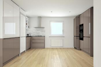 vizualizace - kuchyně - Prodej domu 121 m², Srbeč