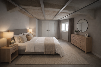 vizualizace ložnice - Prodej domu 126 m², Brňany