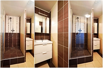 Koupelna - Pronájem bytu 3+1 v osobním vlastnictví 76 m², Hodonín