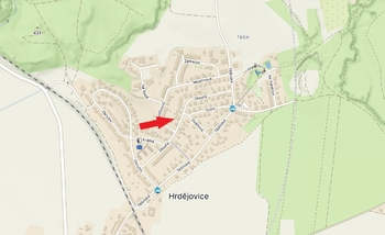 mapa - Prodej domu 206 m², Hrdějovice